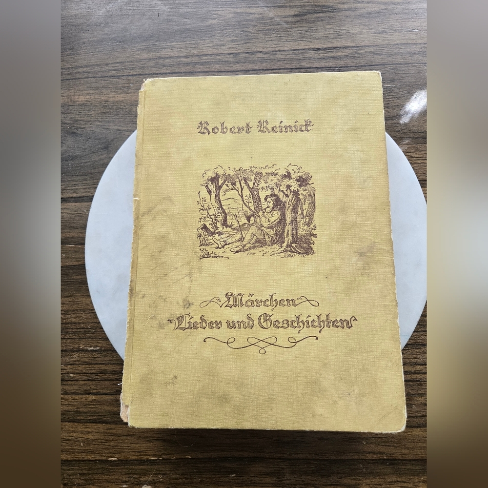 Vintage German Book Of Fairy Tales Songs And Stories 1943